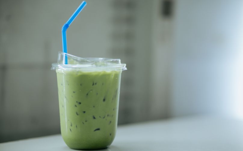 cara membuat greentea cincau